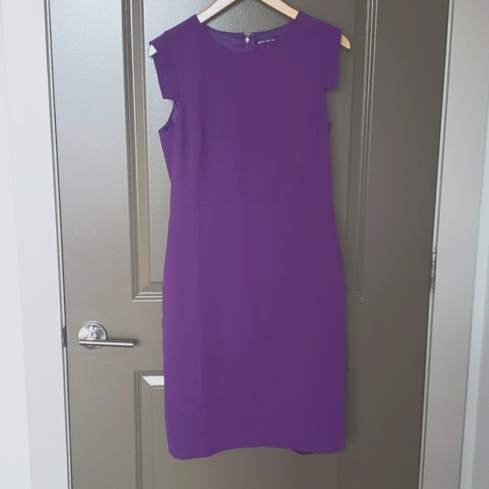 Jcrew sz 8 purple resume dress